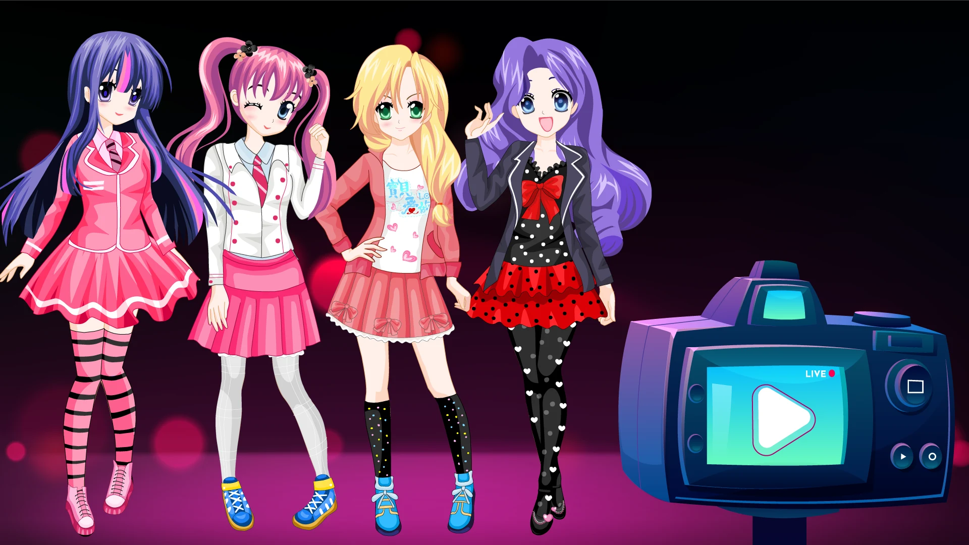 Pony College Student Dress Up screenshot